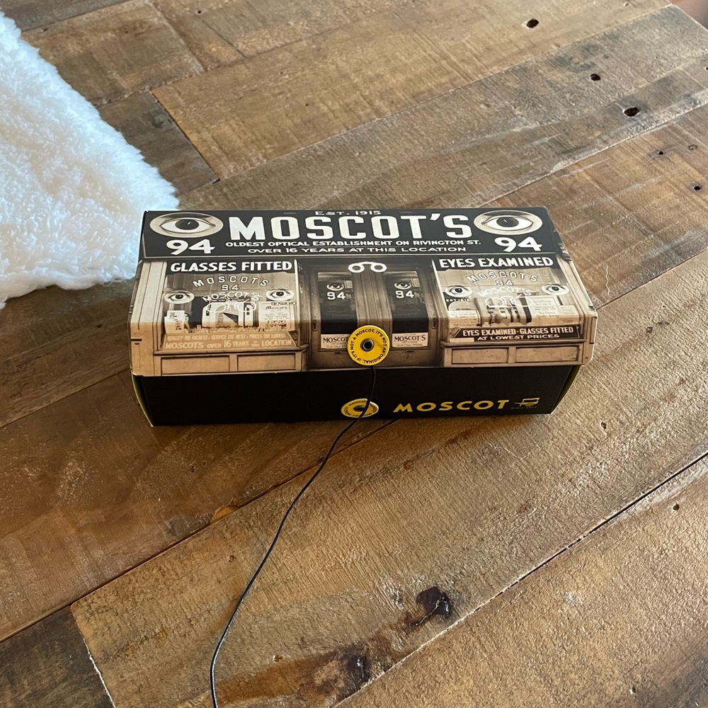 Moscot Originals Macher Grey/Tortoise/Silver Eye Glasses - Picture 9 of 11